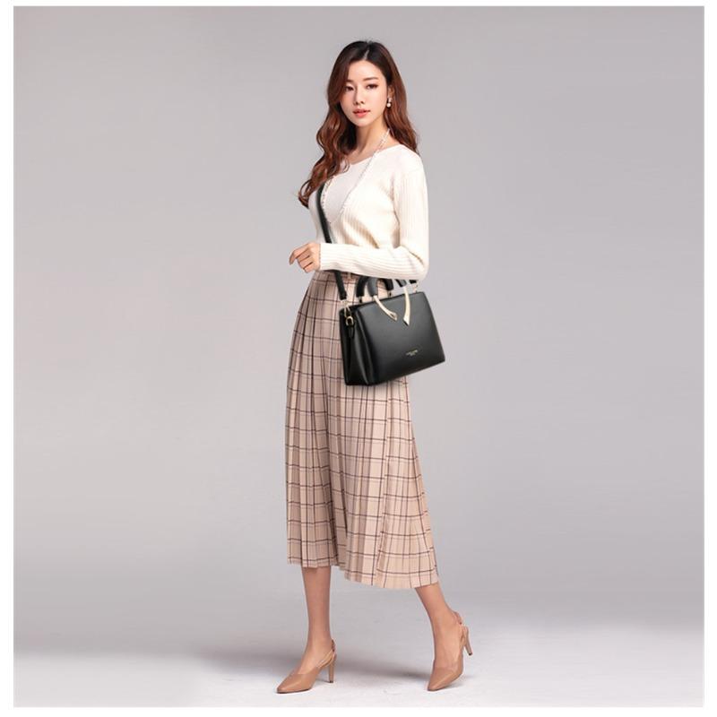 Single Shoulder Bag Lychee Print Large Handbag Female Mother Bag Fashion Women's Crossbody Bag