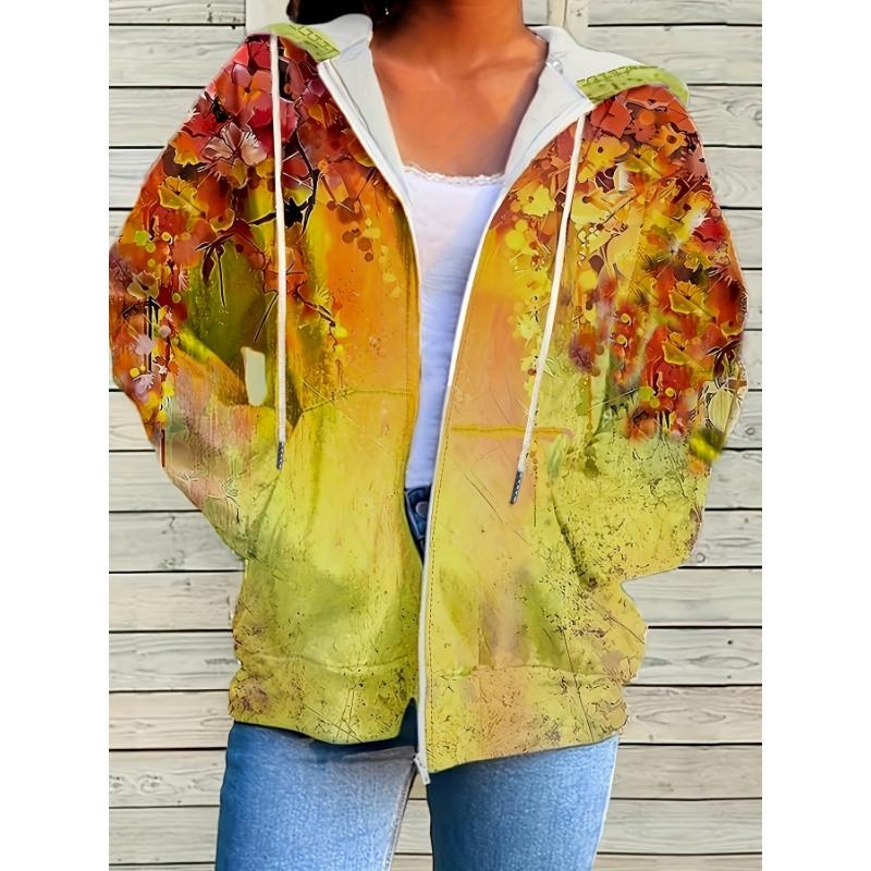 Women's 3D Zipper Hoodie