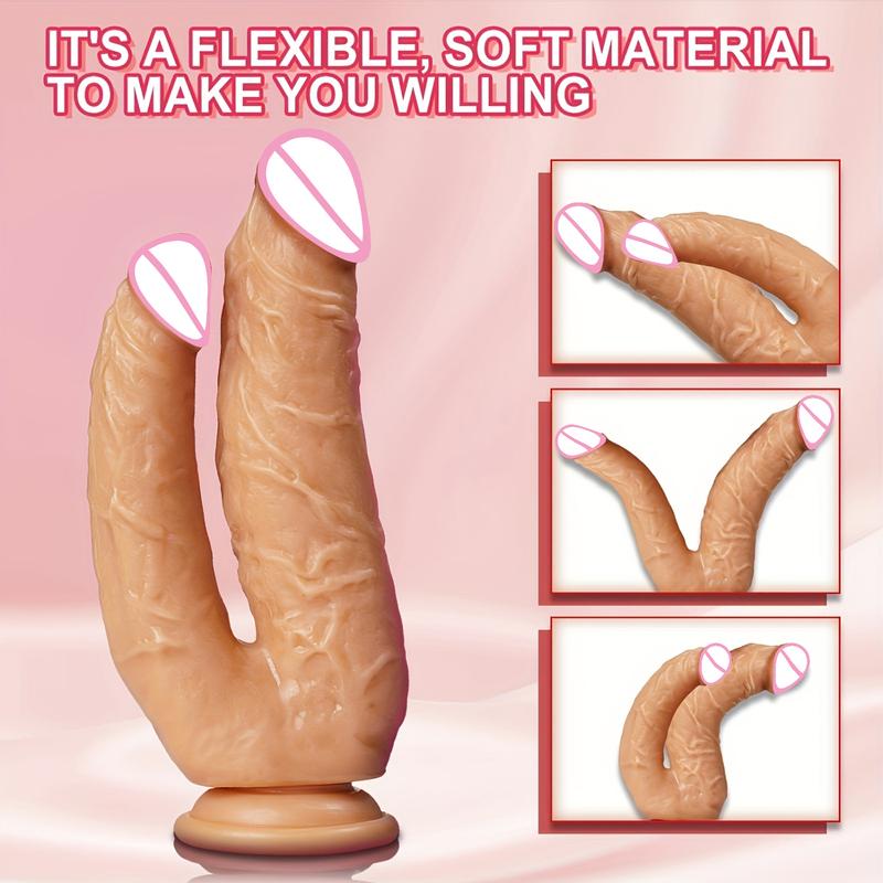 Double Headed Dildo Dick Big Anal Butt Plug Sex Machine Male Cock Penis for women man couples Huge Dildos Adult Female Sex Toys
