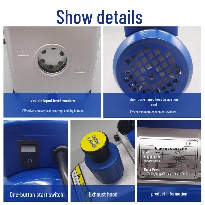 Mini AC Refrigerant Vacuum Pump