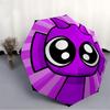 1pc Purple, Cartoon Automatic Open/Close Umbrella - Compact Travel Umbrella with 8-Rib Durable Frame yy251023096