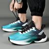 2025 spring and autumn men's single shoes new trend casual sports shoes soft sole summer breathable mesh luminous running shoes