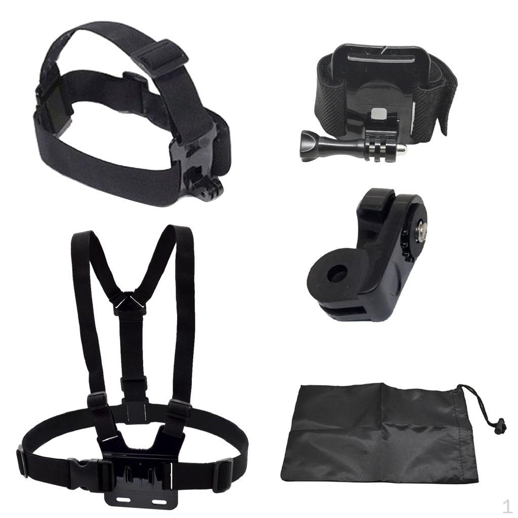 

Регулируемый ремень для крепления на голову + нагрудные комплекты для спортивной камеры