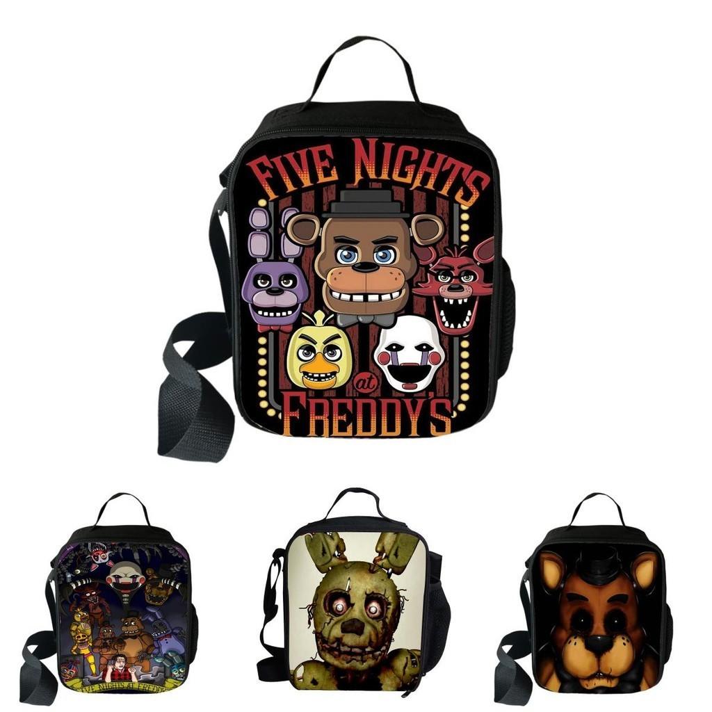 Torba śniadaniowa termoizolacyjna z nadrukiem 3D Five Nights At Freddy's o dużej pojemności do wszechstronnego użytku