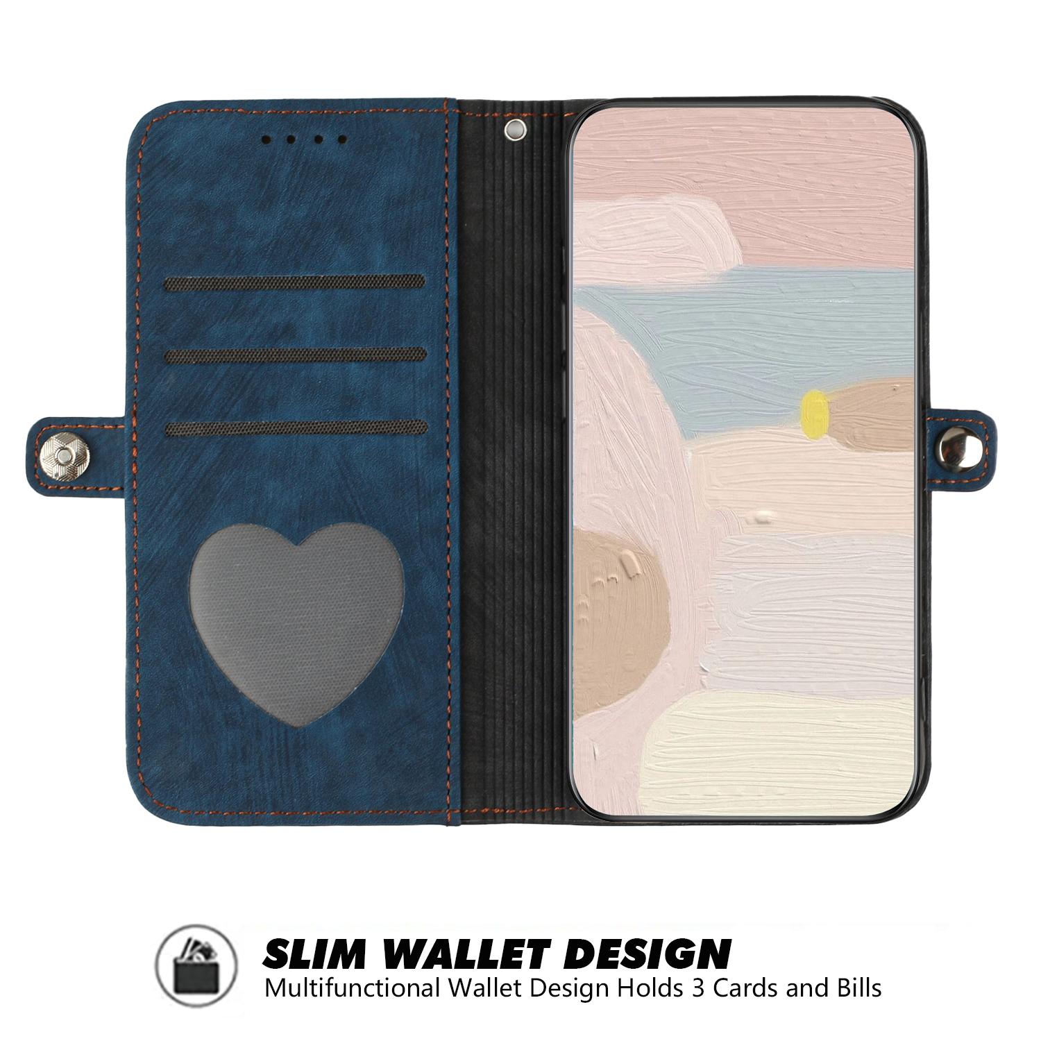 

YX0020 For Xiaomi Poco F6 Pro 5G/Redmi K70 5G/K70 Pro 5G Case Wallet Leather Phone Cover Sapphire