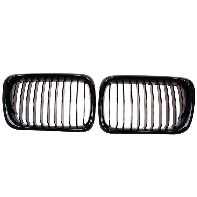 Car Front Bumper Kidney Grille Grill Fit For BMW E36 M3 318I 323I 328I 3 Series 1997 1998 1999 ABS Modified Part
