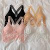 2024 Sexy Tops for Womens Lace Crop Top Woman Tank Tops Off Shoulder V-neck Sleeveless Camis for Women Backless Camisole