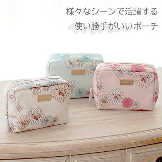 Paul Joe Ladies Cosmetic Pouch (Pink) Floral Pattern Womens ACCESSOIRES 1 Piece (x 1)