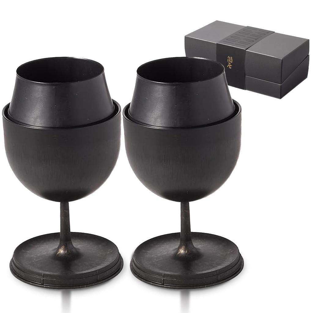 Tsutsuiglass Tough and Delicious Sake Glasses, 420ml, Thin-Mouth 0.75mm, Shatter-Resistant, Lightweight 108g, Compact Storage, Portable, Dishwasher