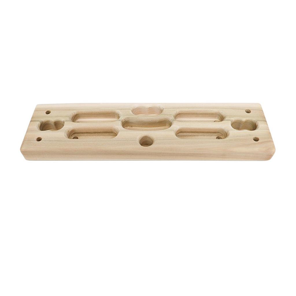Wood Climbing Fingerboard Climbing Hangs Board Indoor Rock Climbing Fingerboard for Doorway Outdoor Indoor Enduring