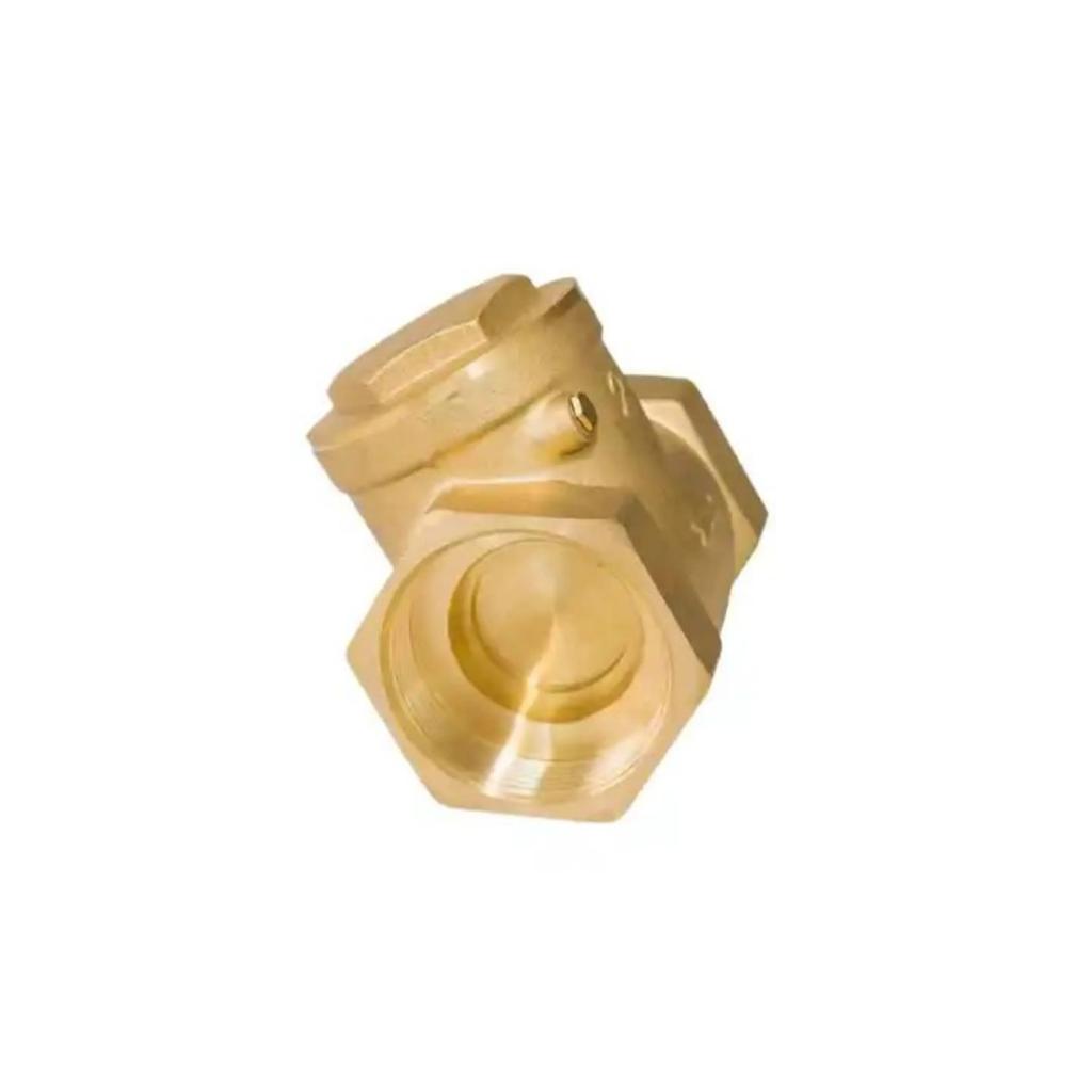 1/2 Inch Water Pipe Non Return Horizontal Check Valve Brass Swing Type Check Valve Female Thread Valve