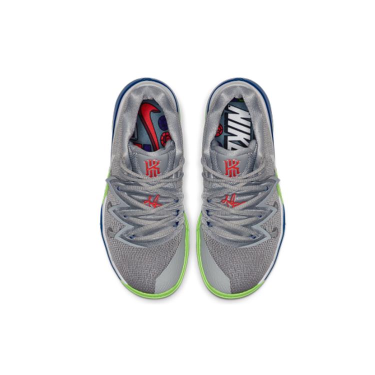 Nike Kyrie 5 Wolf Grey Lime Blast PS AQ2458-099