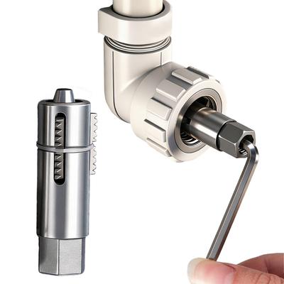 12mm und 14mm Auszieher für gebrochene Rohre Verstellbarer Auszieher für beschädigte Gewinde Mit Sechskantschlüssel Für Wasserhahn-Ventil Werkzeugzubehör