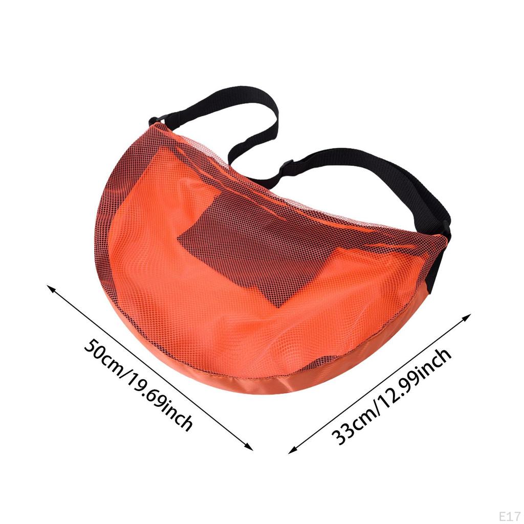 Basketball Storage Carrier Bag with Net for Sports Activities