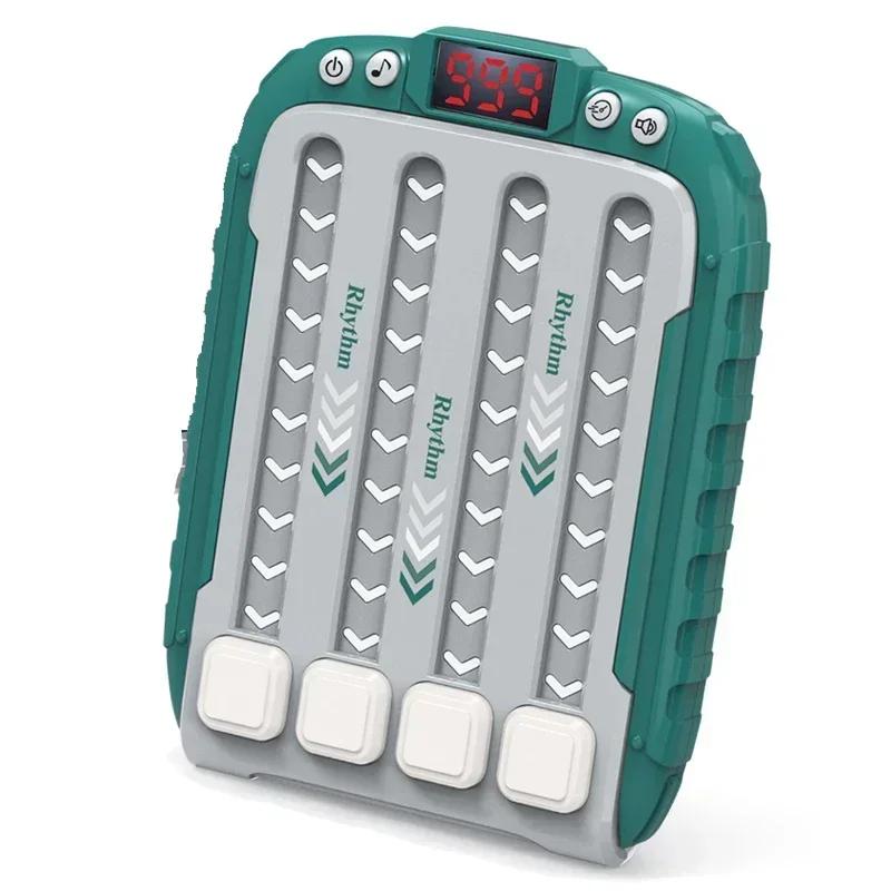Electronic Music Rhythm Game Machine Fast Press Quick Push Game Console Fidget Toys Handheld Puzzle Game Sensory Toys