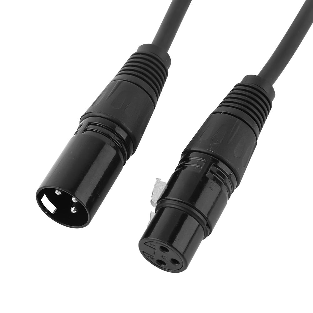 

XLR Male to Female 3 pin MIC Shielded Cable Microphone Audio Extension Cable 1M