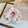 Scrunchie Multi Styles Floral Plaid Soft Fabric Minimalist Versatile Women Hair Tie Hair Accessories