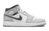 Jordan Kids Jordan 1 Mid "Light Smoke Grey" Sneakers 554725-078