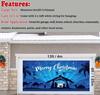 Outdoor Holy Nativity Christmas Holiday Garage Door Banner Cover