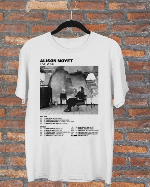 Alison Moyet Yazoo Tour 2025 Gift For Fan FULL SIZE S-5XL T-shirt Unisex T-Shirt XL