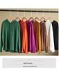 2025 Spring Retro Hooded Pullover: Women's Casual Loose Fit Solid Color Long Sleeve Sweatshirt