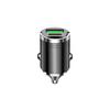 100W Invisible Car Charger: Dual Cigarette Lighter PD30W Fast Charging