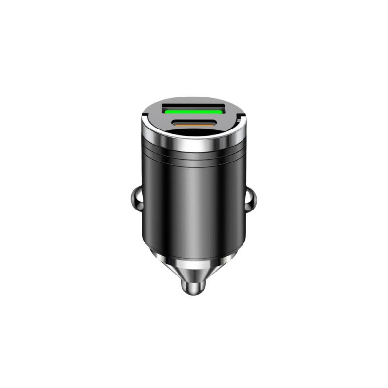100W Invisible Car Charger: Dual Cigarette Lighter PD30W Fast Charging