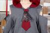 Clearstone Fangle Cosplay Halloween Bat Hoodie, Unisex, Gray