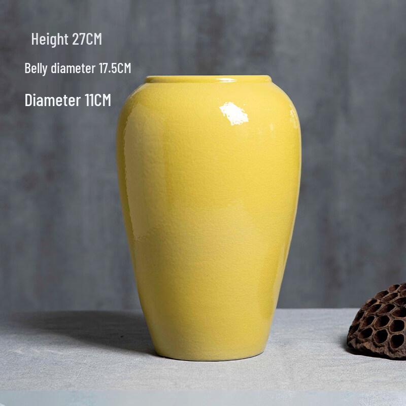 Handmade Ceramic Ice-Cracked Vase Set