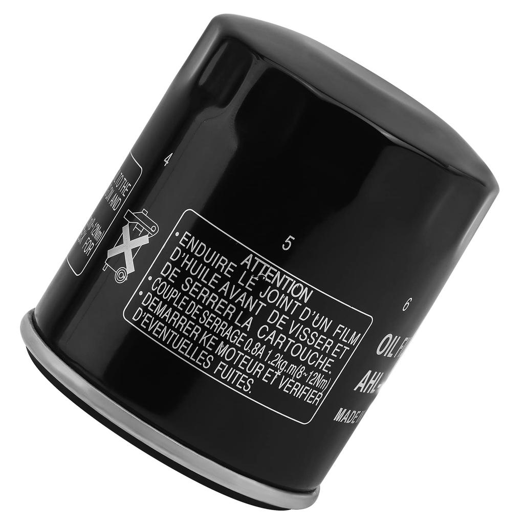 AHL 170 Motorcycle Filter Harley XL883N IRON 54 CI 2009-2014 2017 /XL883L SUPERLOW 54 CI 2011-2014 2017 (Black)