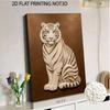 5D DIY Pearl Diamond Painting Kit Majestic White Tiger Full Drill Embroidery Mosaic Art Home Wall Decor Gift