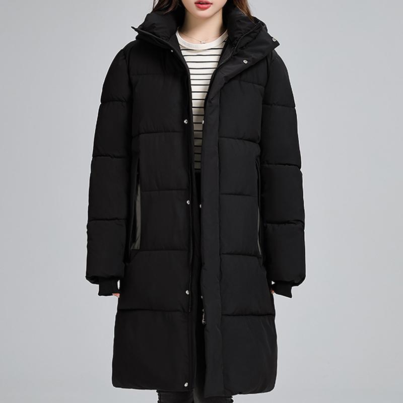 Fashion Women's Winter Coat Hooded Loose Thick Warm Plus Size Long Parkas Lady Jackets