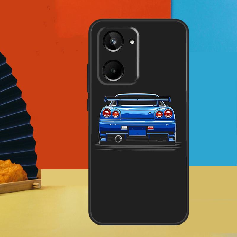 

Yellow Jdm Cars For Realme 15 Pro 14 12 11 10 13 Pro Plus C65 C67 C63 C61 C55 C51 C53 C35 C75 GT6 GT7 Case Realme C51