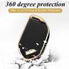 Montague Key Fob Cover for KIA with Leather Keychain, Premium TPU Key Case Shell for Kia Telluride, Sorento, K5 GT-Line Remote Smart Key Fob