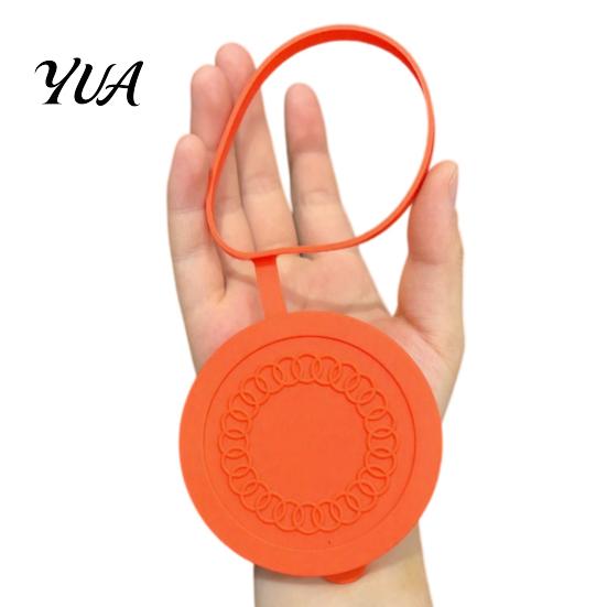 Silicone Can Lids Yogurt Jar Lid, Reusable Leakproof Sealing Lid for Food Cover Glass Jar, Milk Bottle, Dishwasher Safe Canning