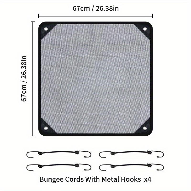 Universal Air Conditioner Cover, Outdoor PVC Mesh AC Protection Cover Stops Falling Leaves