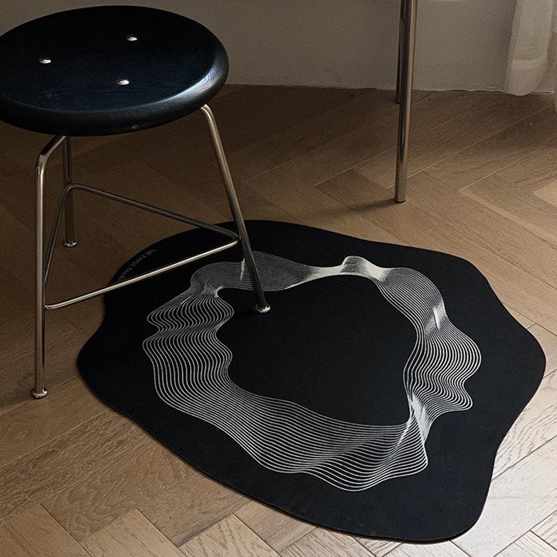 Bathroom floor mat, bathroom diatomaceous earth absorbent foot mat, bathroom anti slip carpet