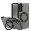 Business Rotating Stand Leather Magnetic Phone Case for Samsung Galaxy S26 S25 Edge S24 Ultra FE S22 S23 Plus Protector Cover