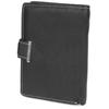Beltimore Men's Large Vertical Leather Wallet With Clasp, Black, Rfid Premium