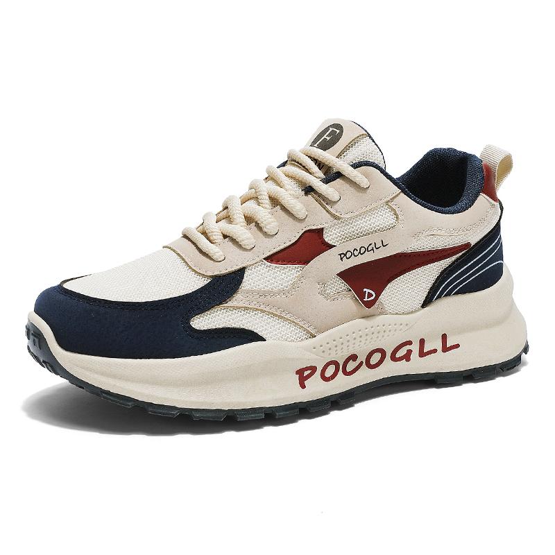 

Мужская повседневная спортивная обувь, модные кроссовки на толстой подошве, новые большие мокасины для мужчин, сетчатые дышащие мужские панковские туфли 39