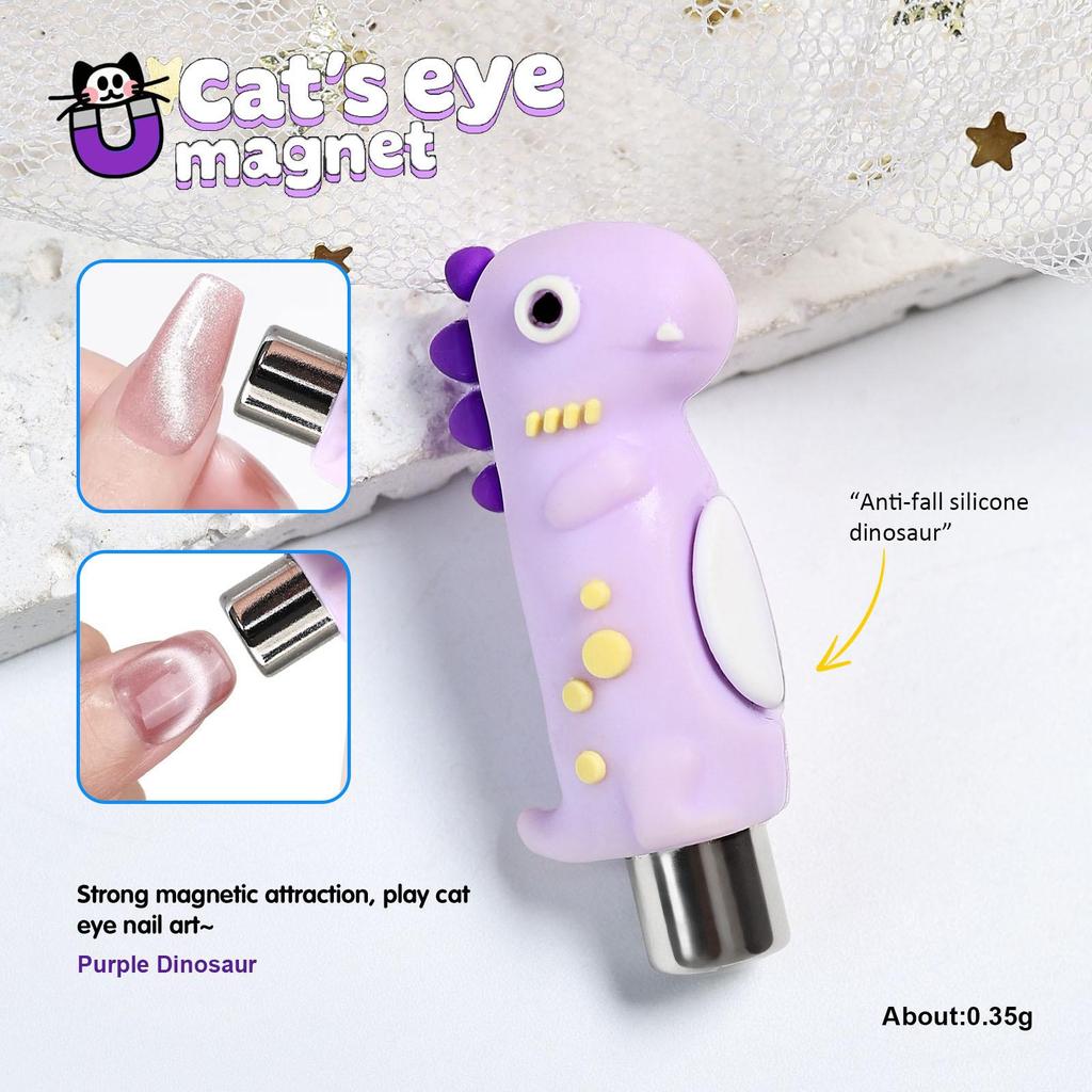 Magnete Triplo Occhio di Gatto: Strumento Magnetico per Unghie Cilindrico, Forte e Grande