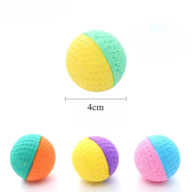 Cat Toy Latex Foam Ball Interactive Game Chase Kitten Toy Self Hi Pet Supplies Pet Cat Toys Interactive