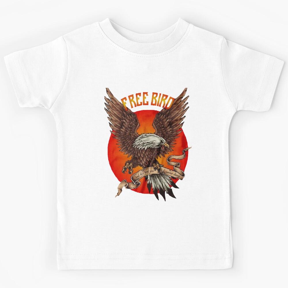 80s Lynyrd Fan Of Rock Band Music and Art Music Photographic Skynyrd free Kids T-Shirt 100