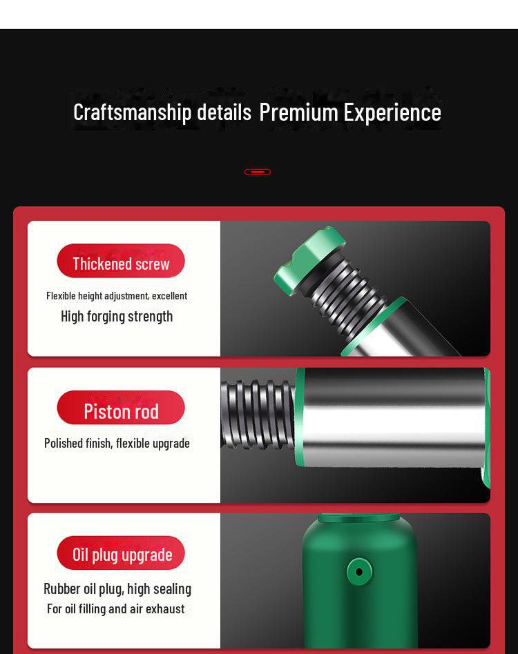 Multi-Capacity Vertical Hydraulic Jack: 5T, 10T, 20T, 50T for Car Tire Change & Repair