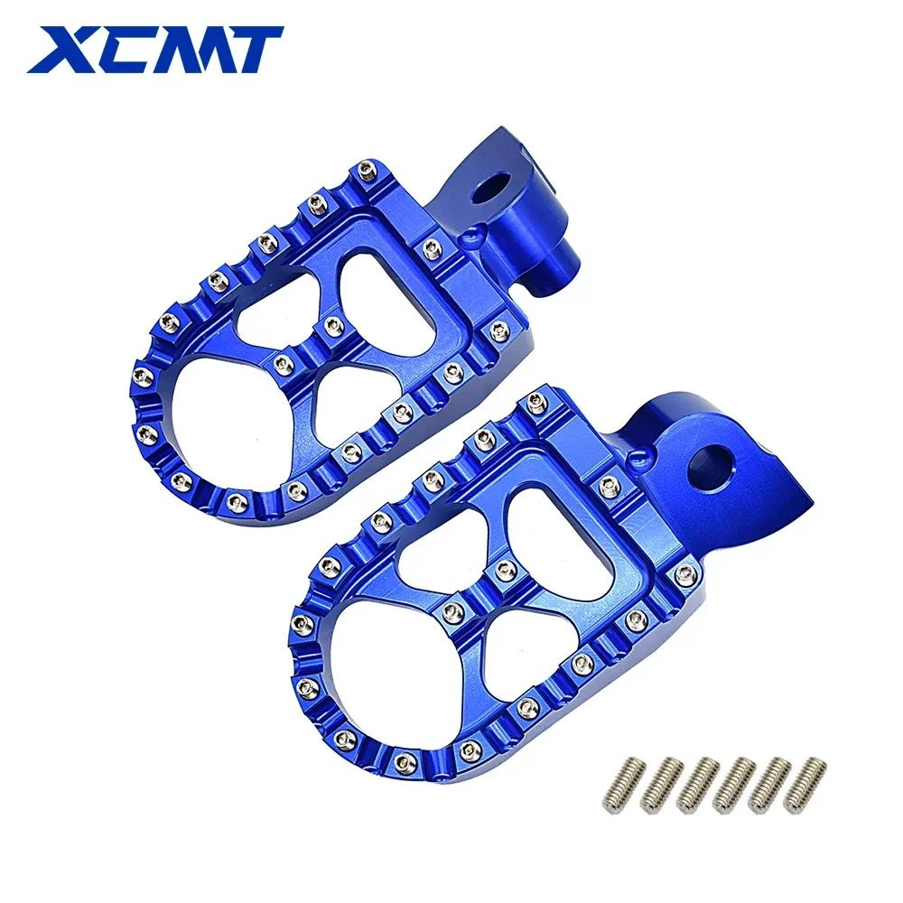 Motorcycle CNC Foot Peg For YAMAHA YZ85 YZ125 YZ250 125X YZ250F YZ250FX 450FX YZF WRF 250 426 450 YZF250 WRF250 WR450F 2001-2023 синий