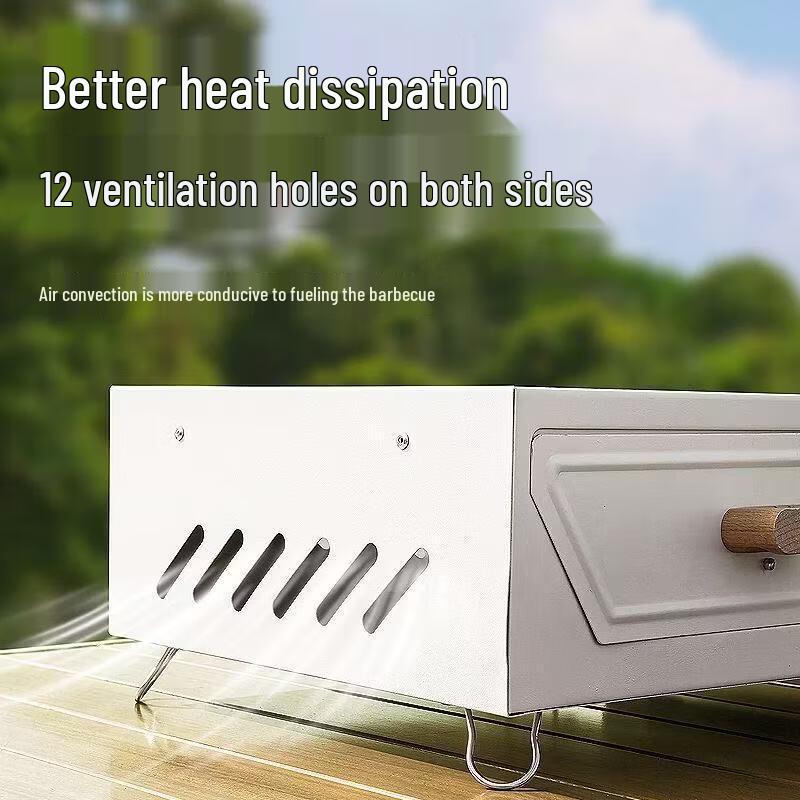 Portable Outdoor Charcoal Grill & Fire Pit