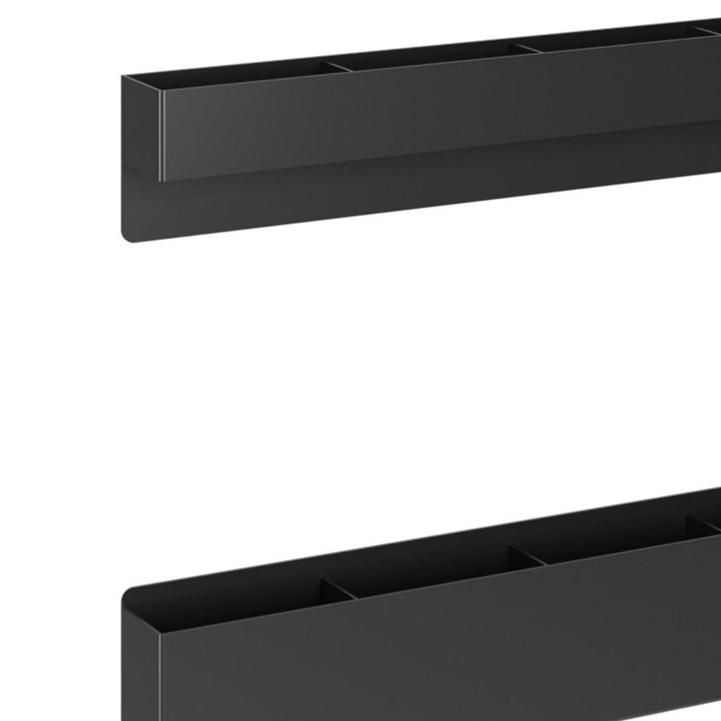 Magnetischer Strohhalmhalter 4 Fächer Aufbewahrung für wiederverwendbare Strohhalme für Kühlschrank, Wohnmobil, Schrank