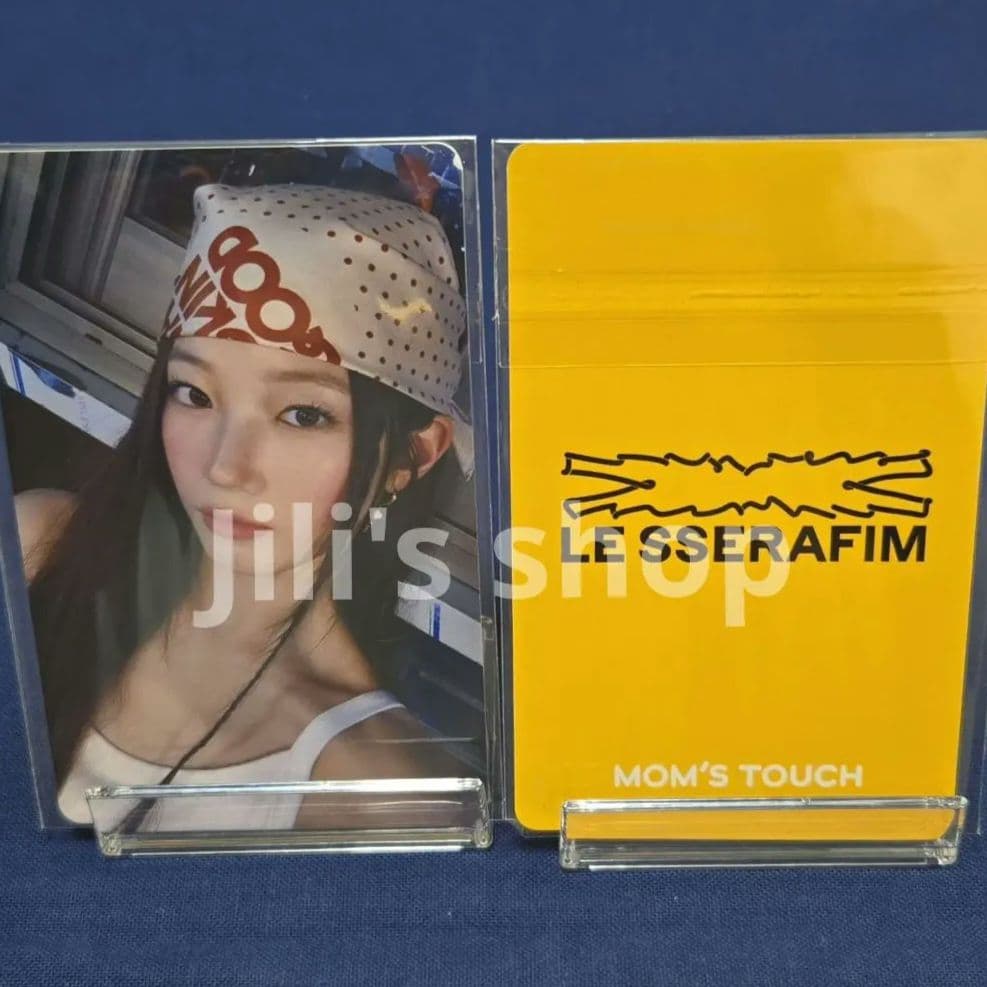 

[USED] LE SSERAFIM Mum s Touch Korea Limited Edition Bonus Trading Card Kazuha
