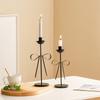 Decorative Candle Stands Iron Taper Candle Holders Bowknot Candlestick Holders for Wedding,Dinning,Party Decorations