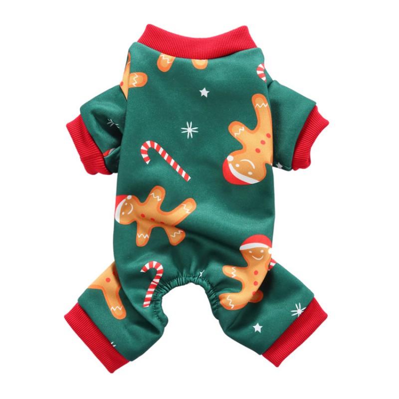 Christmas Pet Dog Outfit Four-Legged Costume Reindeer Santa Snowman Design Seasonal Holiday Apparel Small Medium Large Dogs